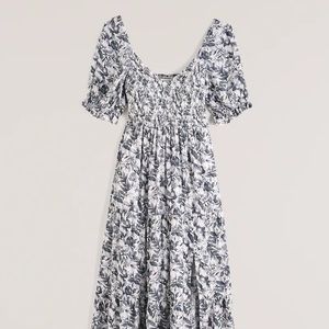 Abercrombie Brand New Without Tags Blue Midi Dress